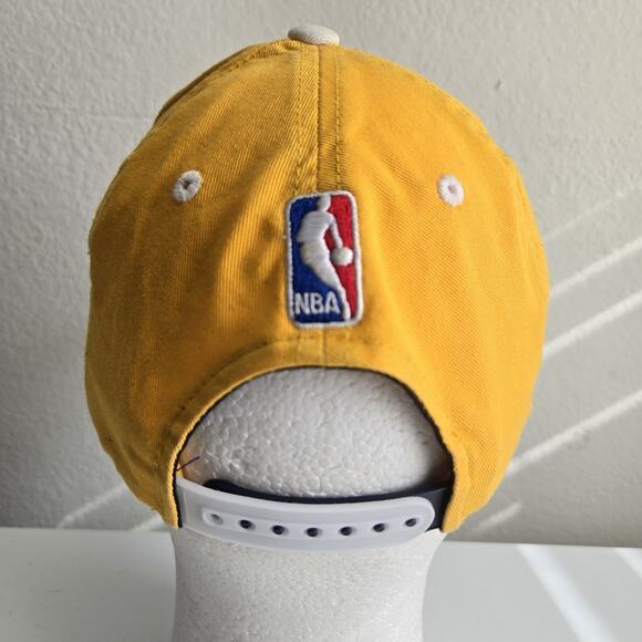 Indiana Pacers NBA Adidas Yellow Baseball Youth Cap Hat Snapback OSFA - Picture 4 of 10